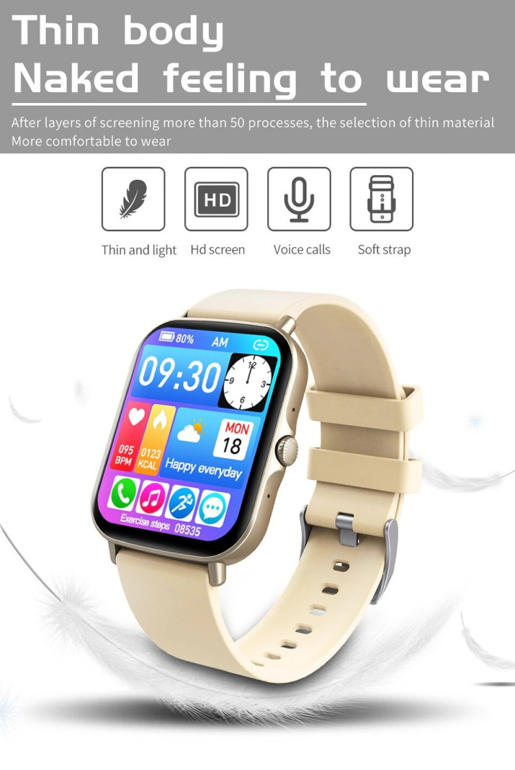 Смарт-годинник Smart Device 100 gold steel - 