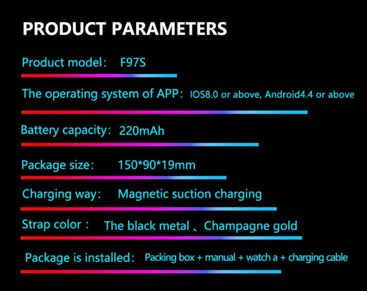 Смарт-годинник Smart Device 100 gold steel - 