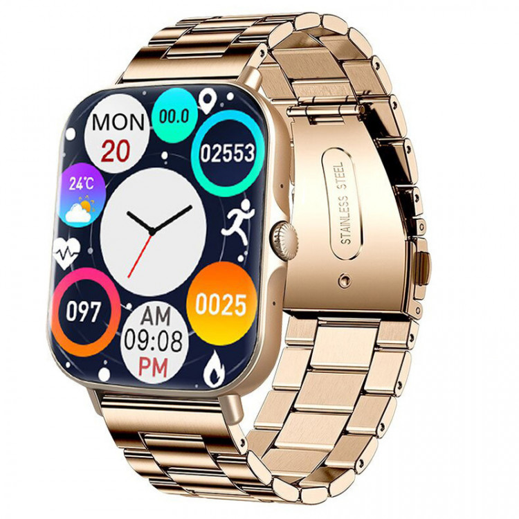Смарт-годинник Smart Device 100 gold steel - 