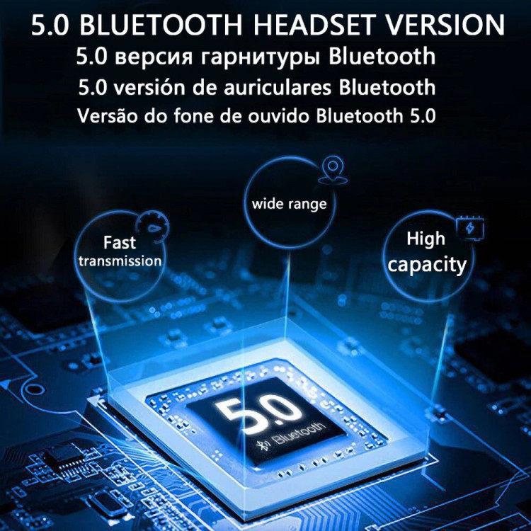 Навушники Bluetooth Air Music Bass 32 black  - 