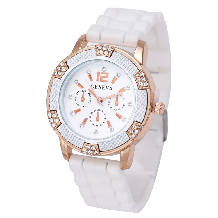 Жіночий годинник GENEVA white