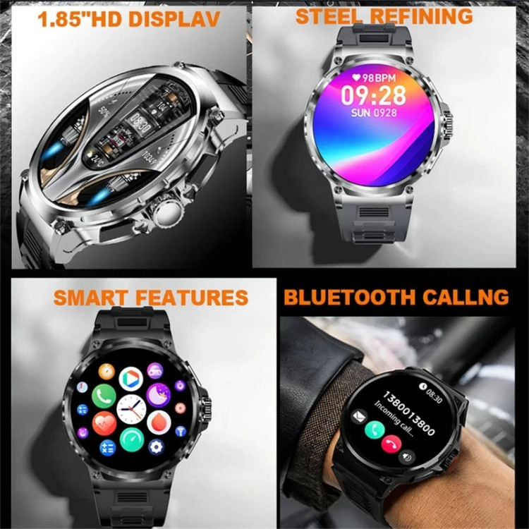 Смарт-годинник Smart Device 23 gray silicon - 