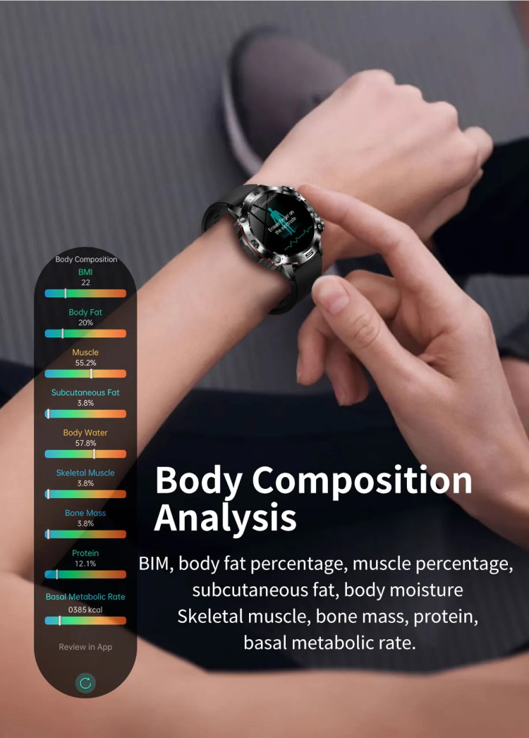 Смарт-годинник протиударний Smart Device 24 black silicon - 