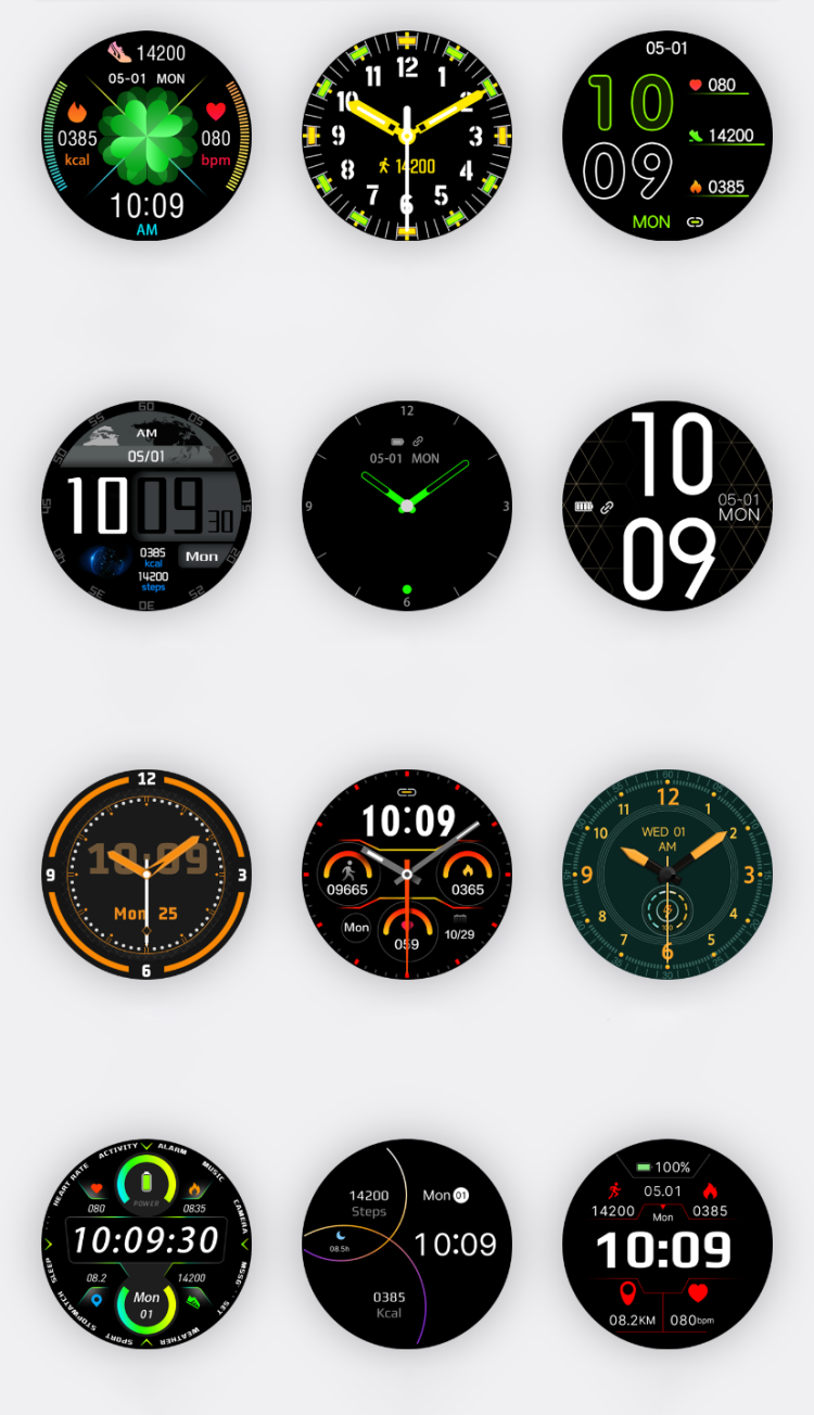 Смарт-годинник протиударний Smart Device 24 black silicon - 