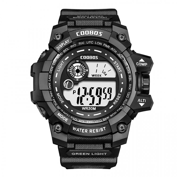 Чоловічий годинник COOBOS black - 