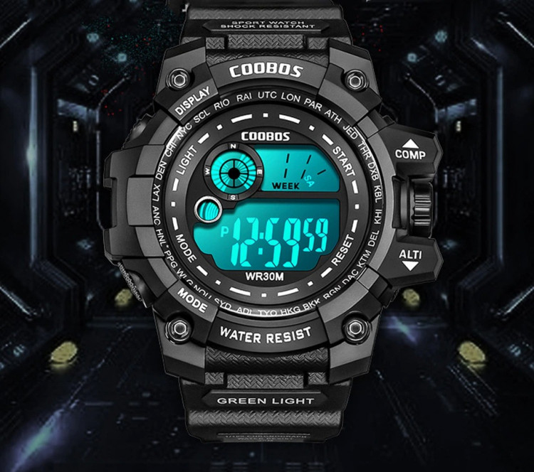 Чоловічий годинник COOBOS black - 