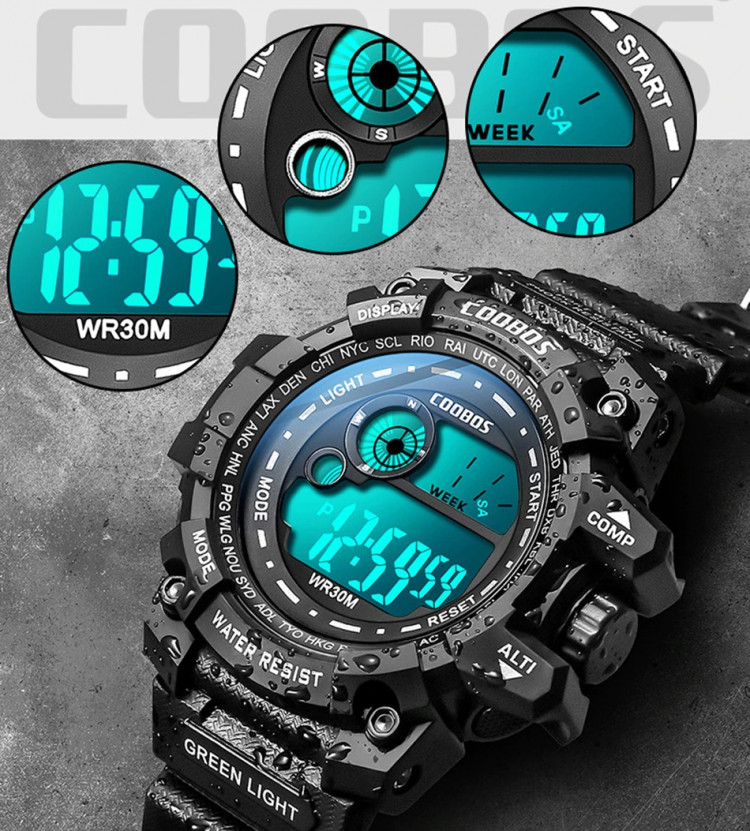 Чоловічий годинник COOBOS black - 