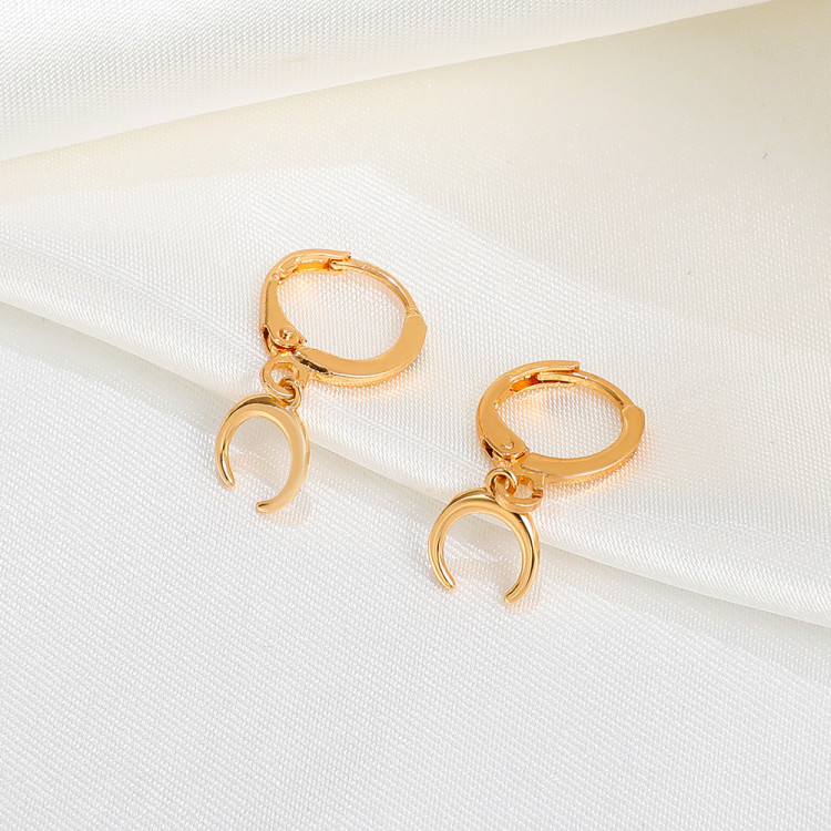 Сережки позолочені №101-27  - 