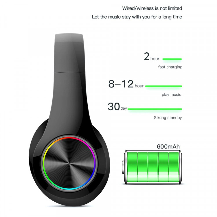 Навушники Bluetooth Air Music Bass 33 white - 