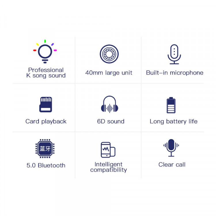 Навушники Bluetooth Air Music Bass 33 white - 