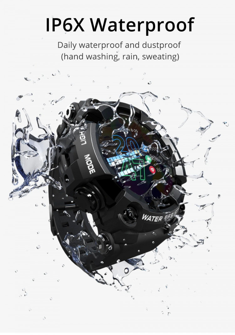 Смарт-годинник протиударний Smart Device 89 black - 