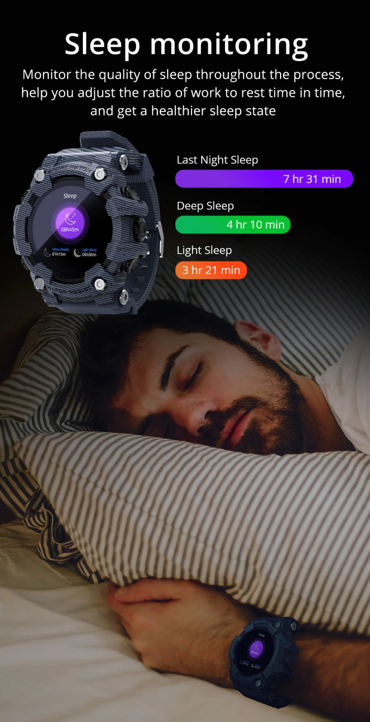 Смарт-годинник протиударний Smart Device 89 black - 