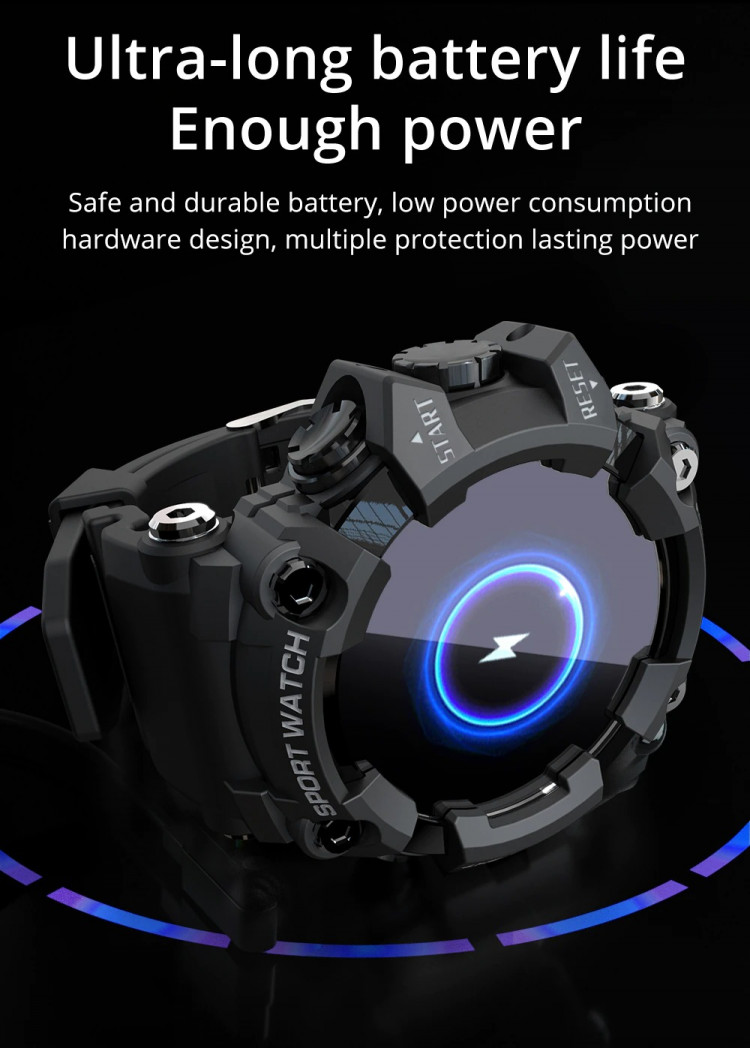 Смарт-годинник протиударний Smart Device 89 Army green - 
