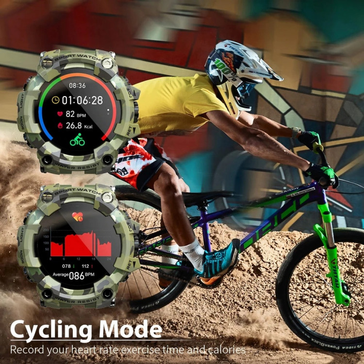 Смарт-годинник протиударний Smart Device 89 Army green - 