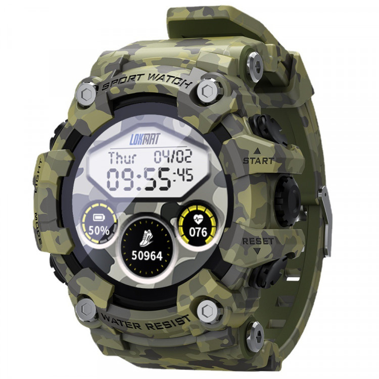 Смарт-годинник протиударний Smart Device 89 Army green
