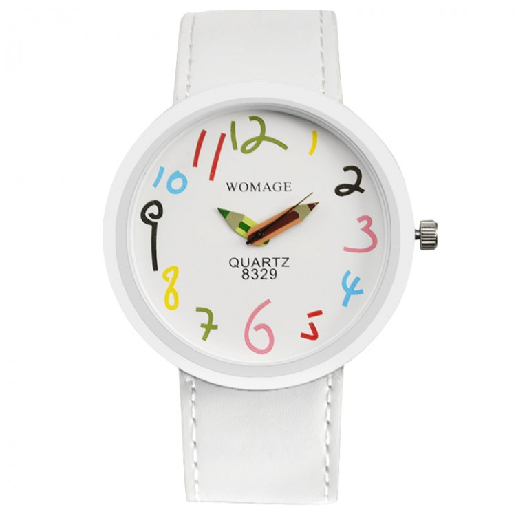 Годинник WoMaGe white
