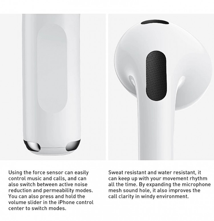 Навушники Bluetooth Air Music 3 white  - 