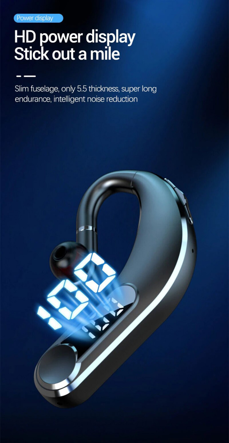 Bluetooth-гарнітура 34 black   - 