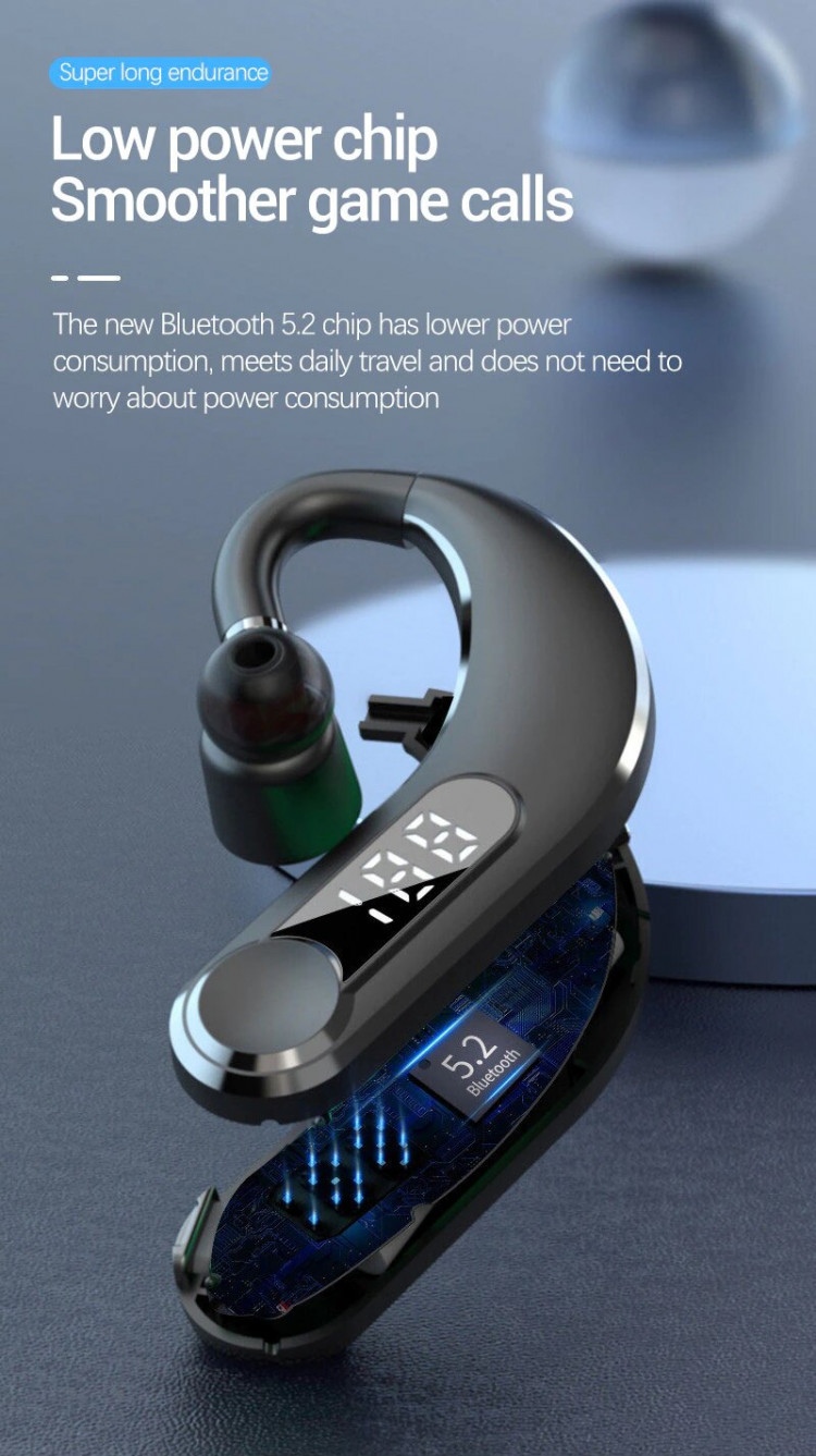 Bluetooth-гарнітура 34 black   - 