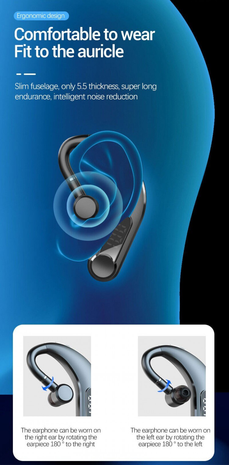 Bluetooth-гарнітура 34 black   - 