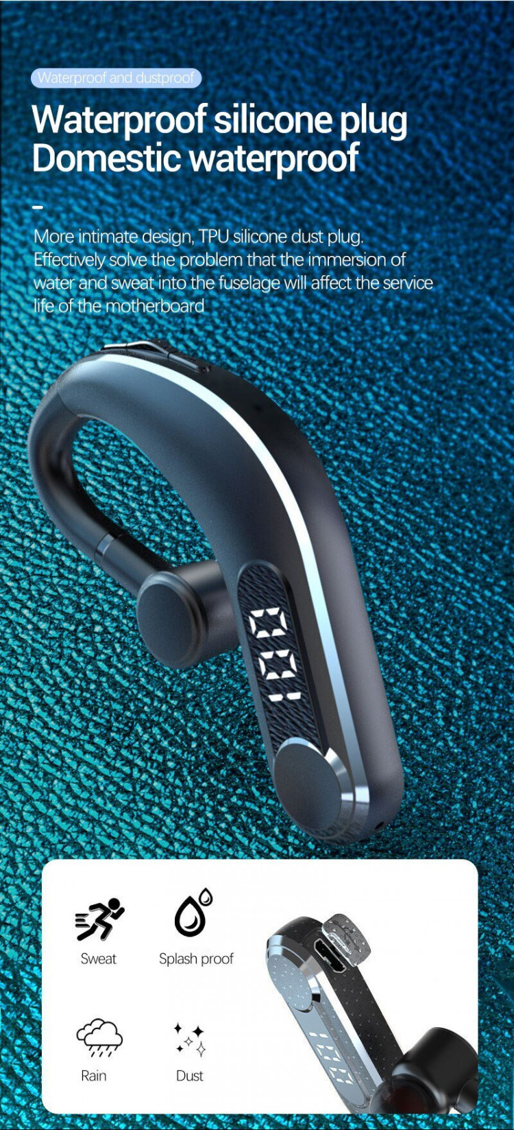 Bluetooth-гарнітура 34 black   - 