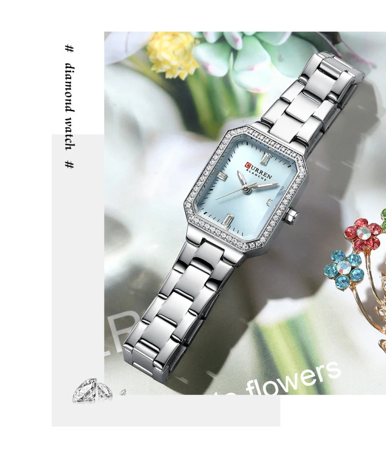 Жіночий годинник CURREN silver  - 