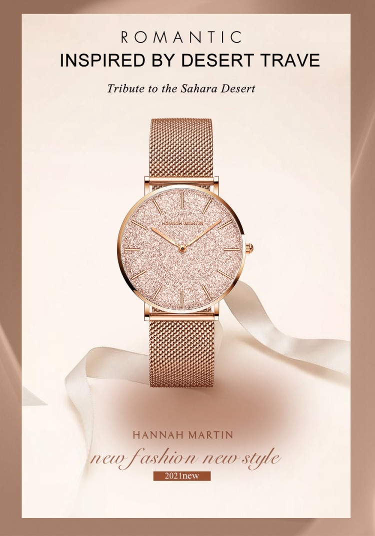 Жіночий годинник Hannah Martin gold  - 