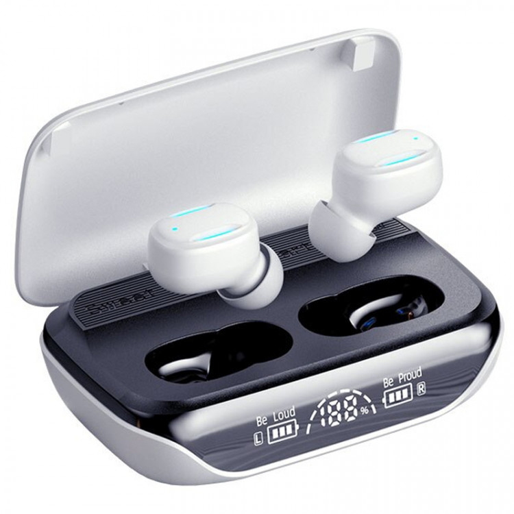 Навушники Bluetooth Air Music + Power Bank 106 white