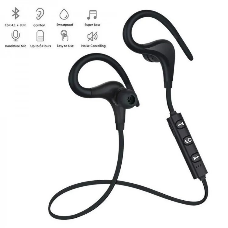 Навушники Bluetooth Air Music 2 black - 