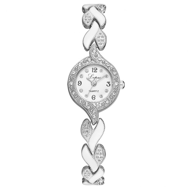 Жіночий годинник Lupai silver+white - 