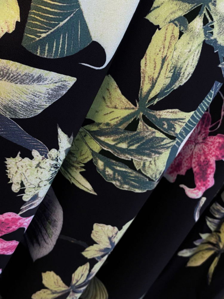 Плаття "Dionne" black+flower - 
