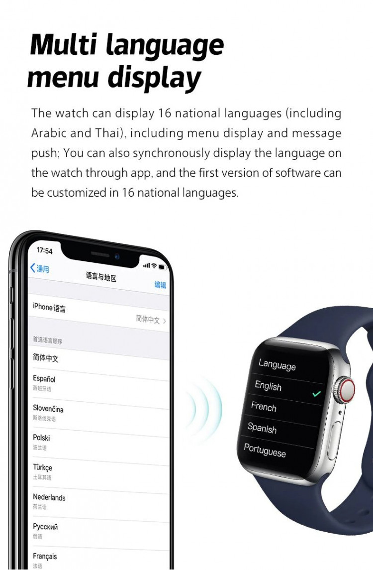 Смарт-годинник Smart Device 77 black   - 