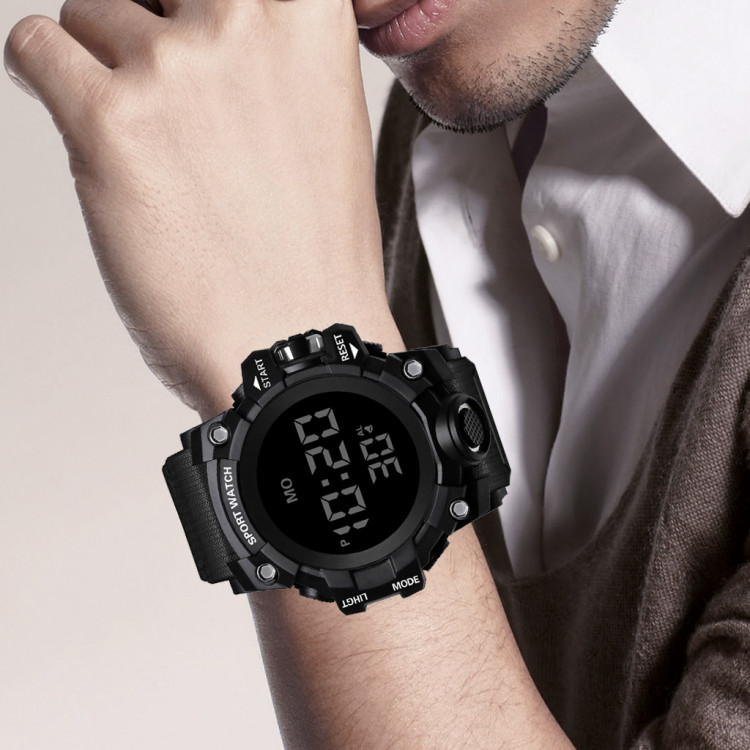 Чоловічий годинник HONHX 6015 black - 