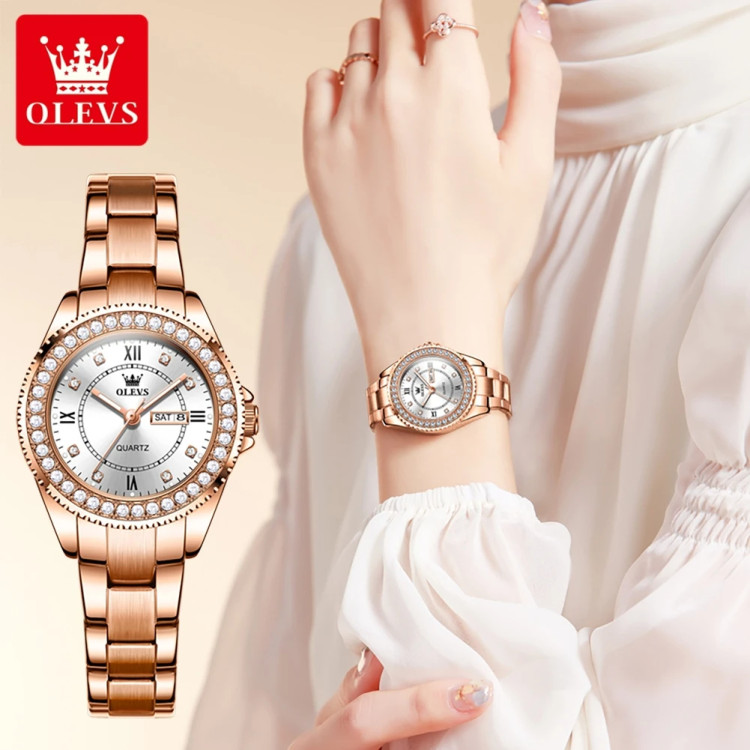 Жіночий годинник OLEVS gold - 