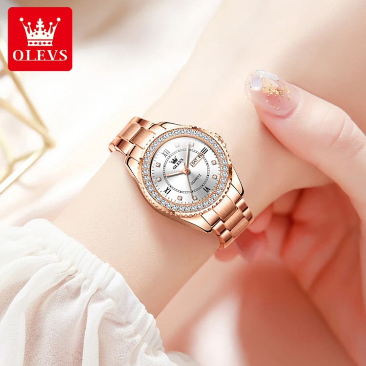 Жіночий годинник OLEVS gold - 
