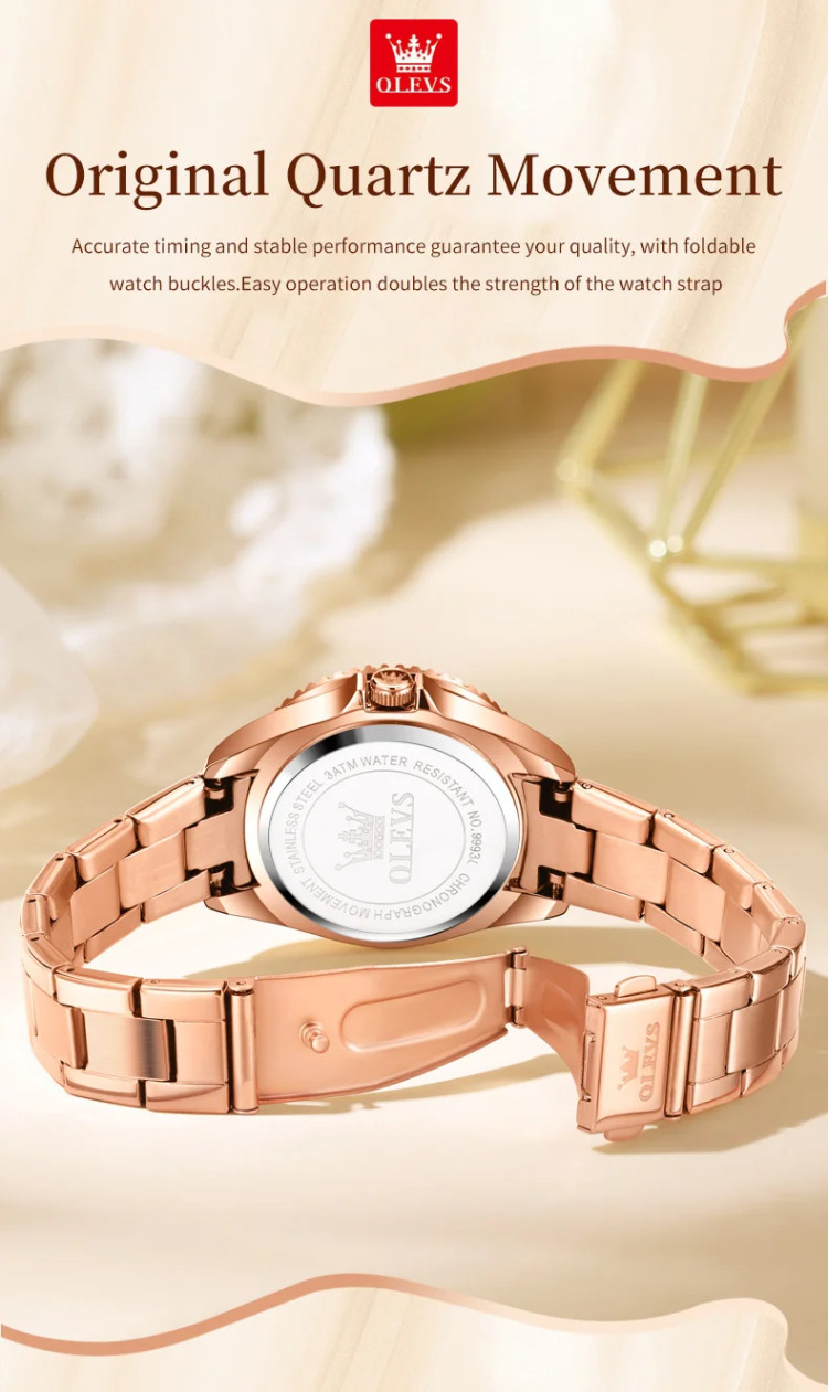 Жіночий годинник OLEVS gold - 