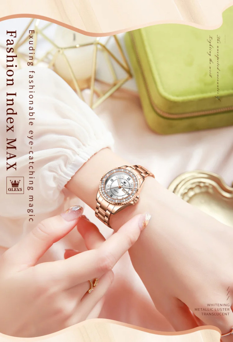 Жіночий годинник OLEVS gold - 