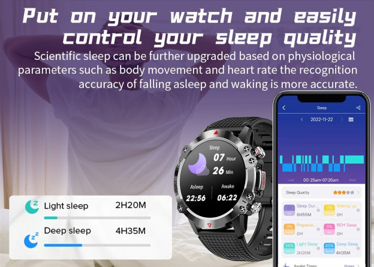 Смарт-годинник протиударний Smart Device 104 black - 
