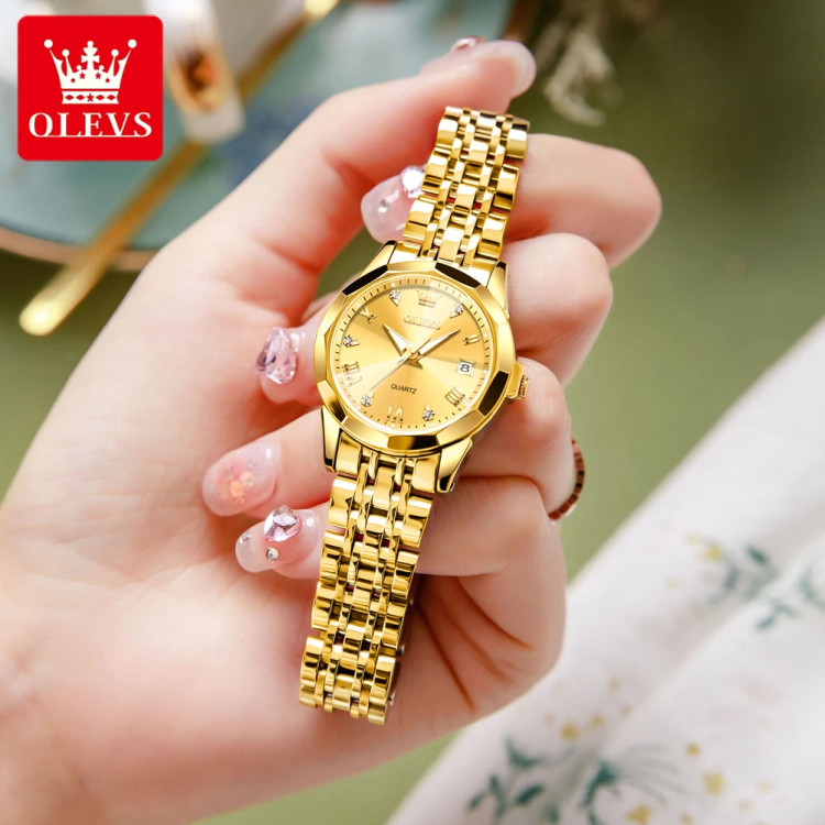 Жіночий годинник OLEVS gold - 