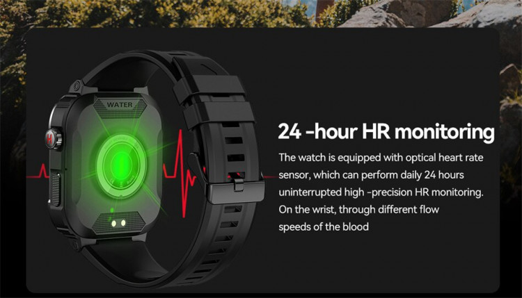 Смарт-годинник протиударний Smart Device 105 black - 