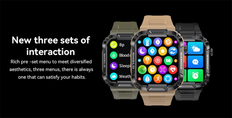 Смарт-годинник протиударний Smart Device 105 black - 