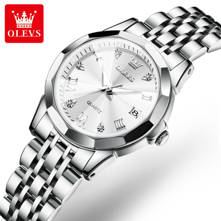 Жіночий годинник OLEVS silver - 