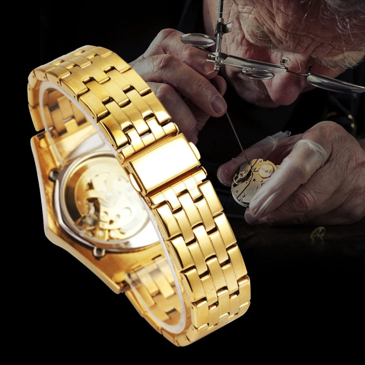 Чоловічий годинник механічний WINNER gold - 