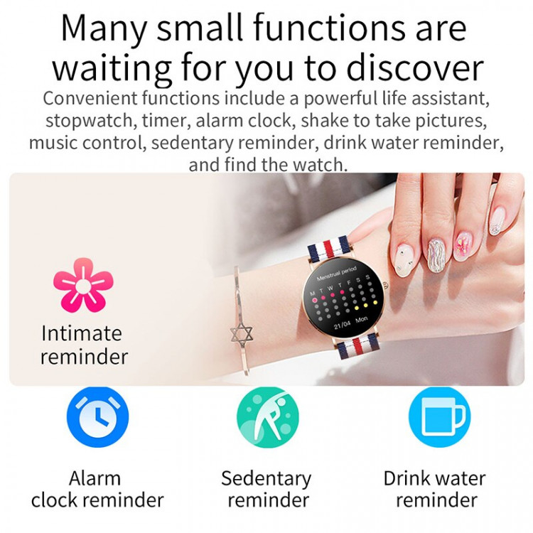 Смарт-годинник ультратонкий Smart Device 108 gold - 