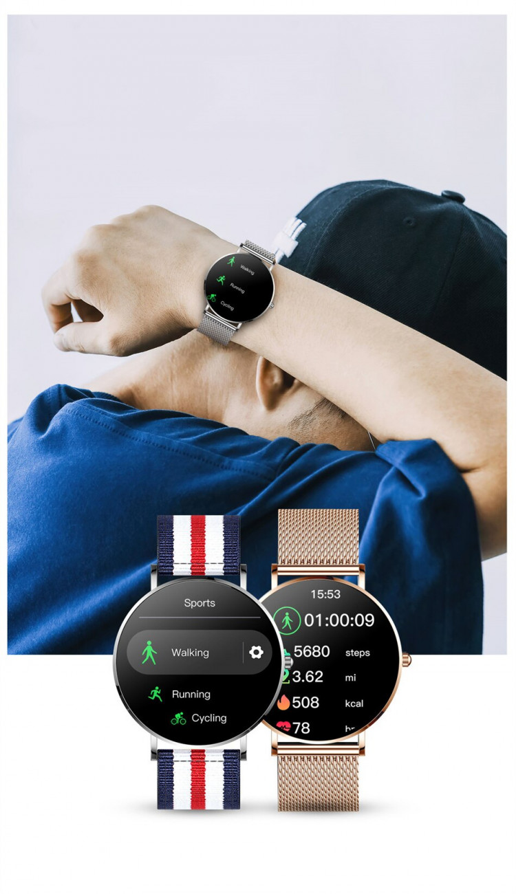 Смарт-годинник ультратонкий Smart Device 108 gold - 