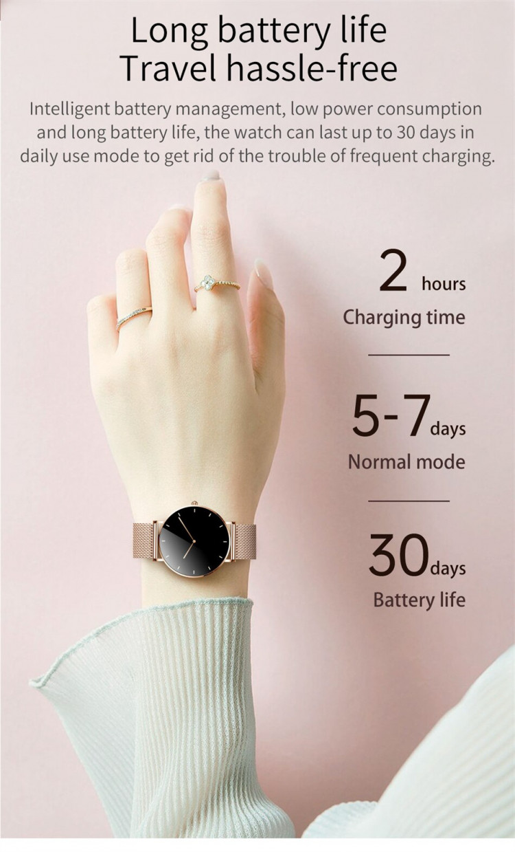 Смарт-годинник ультратонкий Smart Device 108 gold - 