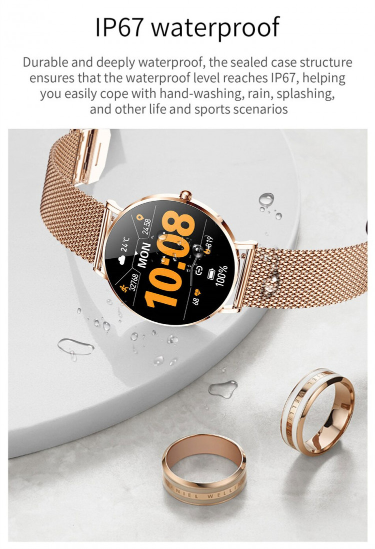 Смарт-годинник ультратонкий Smart Device 108 gold - 