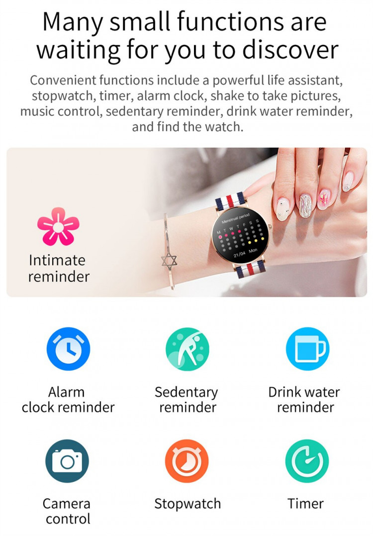 Смарт-годинник ультратонкий Smart Device 108 gold - 