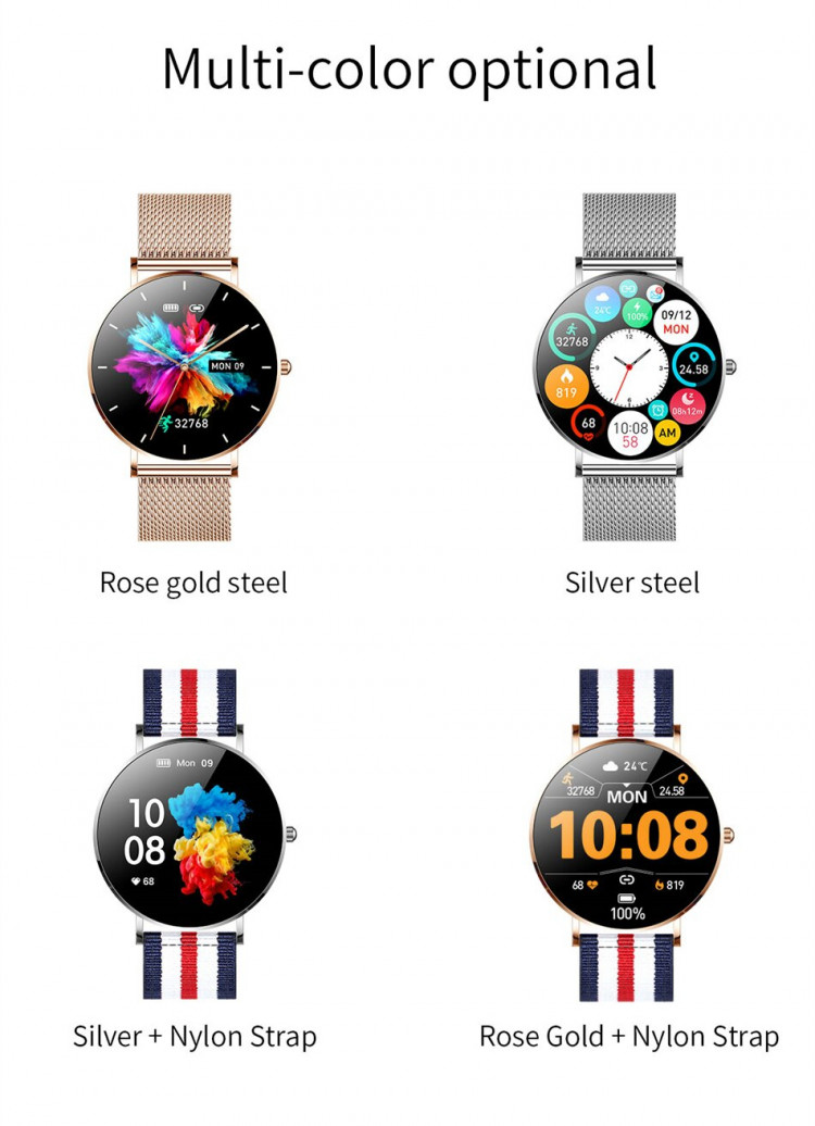 Смарт-годинник ультратонкий Smart Device 108 gold - 
