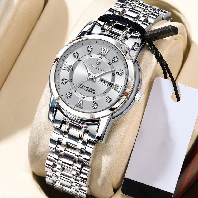 Жіночий годинник POEDAGAR silver